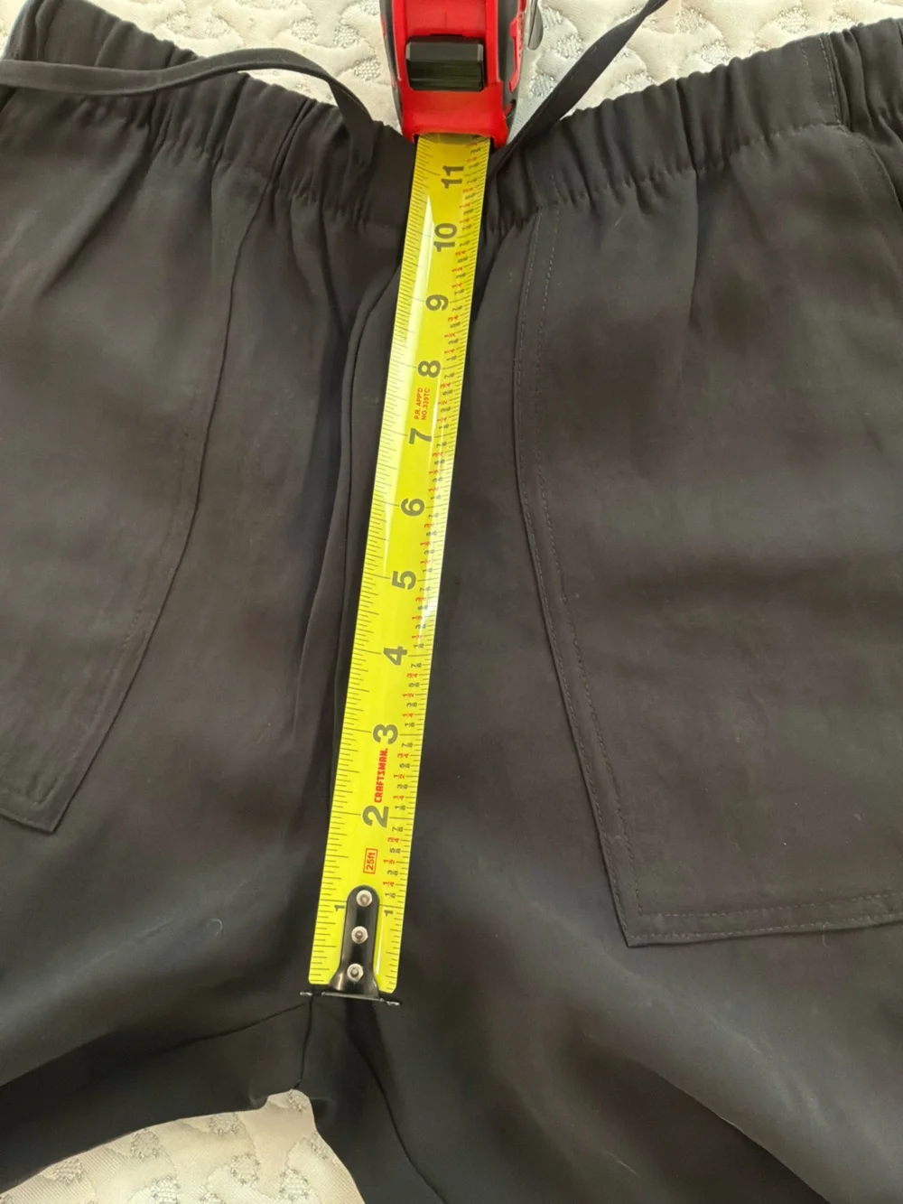 Zara Black Drawstring Jogger Trousers